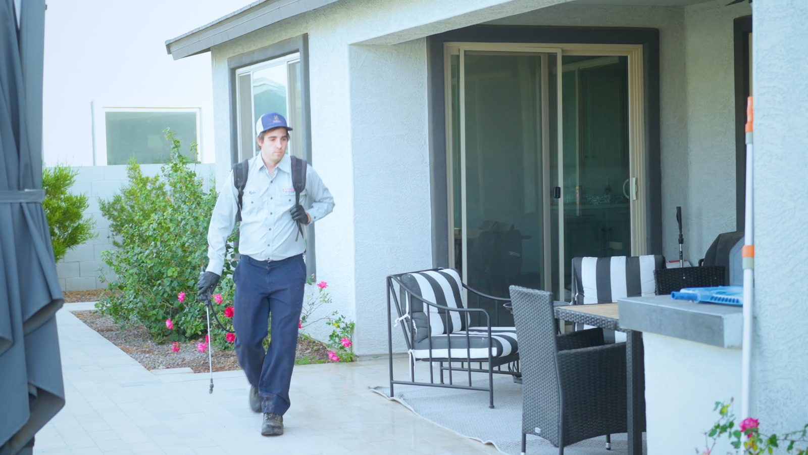 Bucksworth Home Services technician providing scorpion control service in Fountain Hills